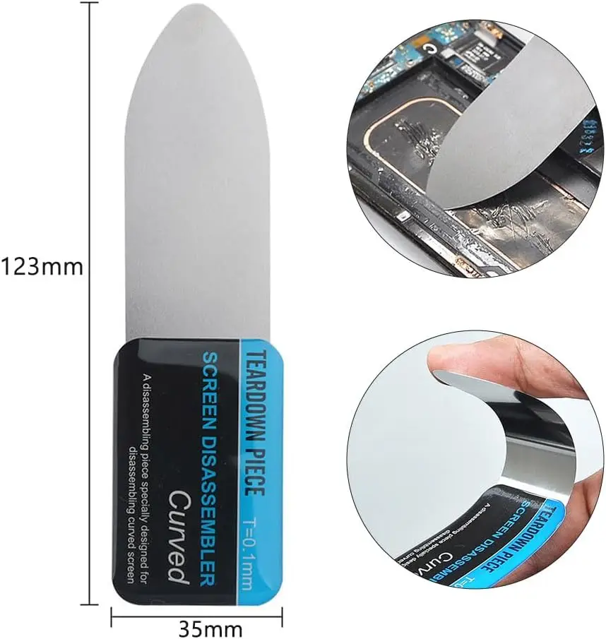 Steel Metal Mobile Phone Curve - Phone Opening Tool recension och pris